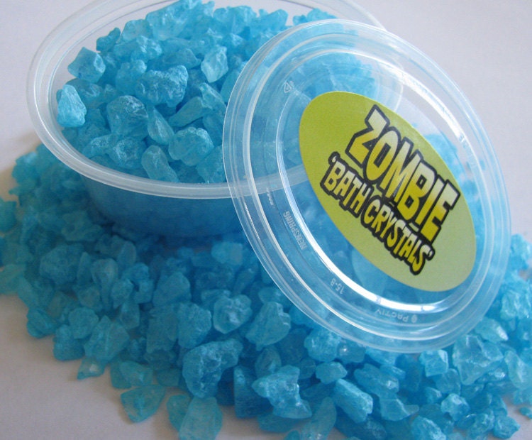 Zombie Bath Crystals, Bath Salts, Rock Candy