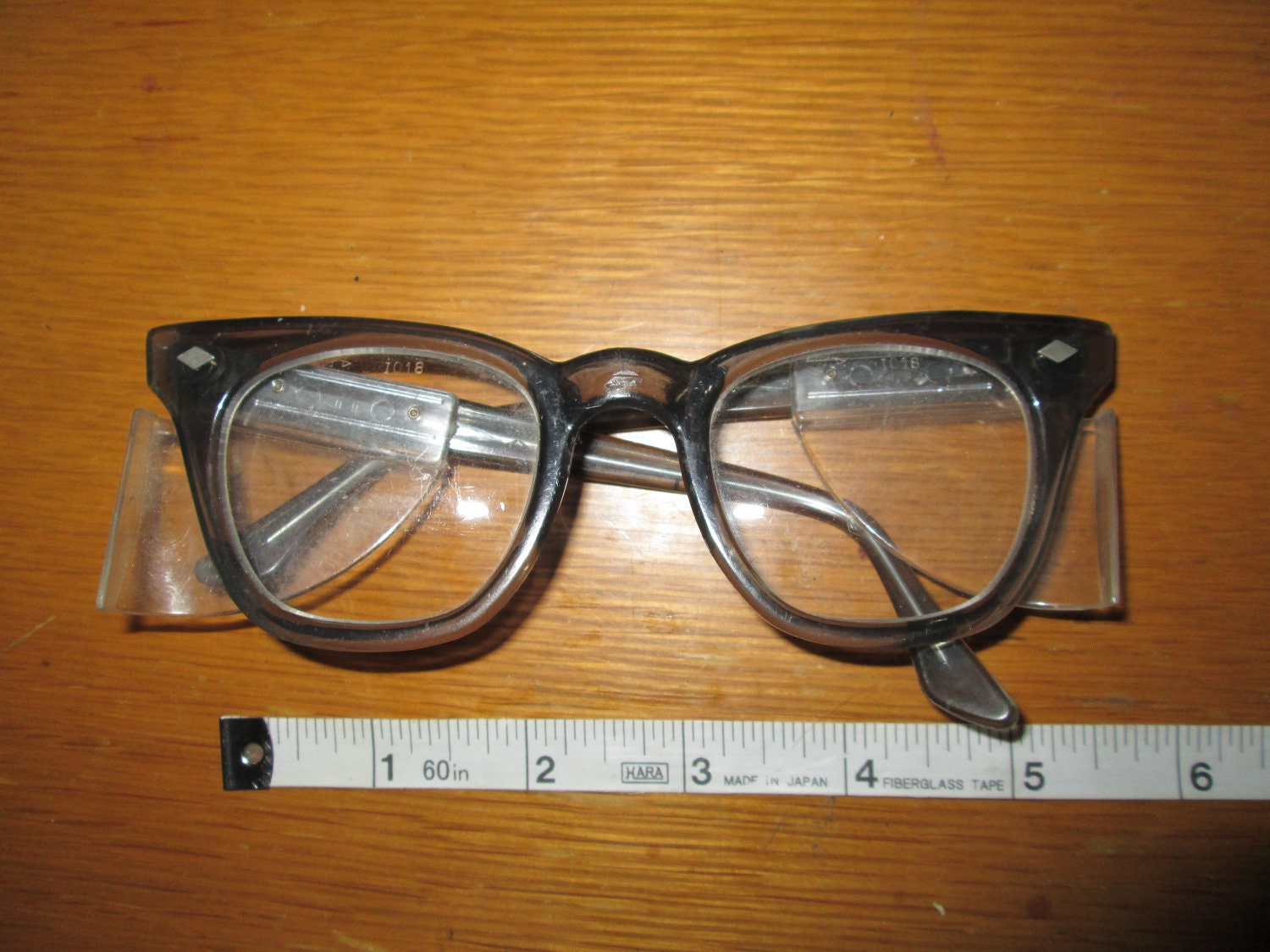 1950s Buddy Holly Science Safety Glasses Grey By Badtasteclub 