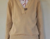 Ralph Lauren Beige Grandpa Sweater