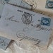 1864 French Folded Envelope Handwritten Document
