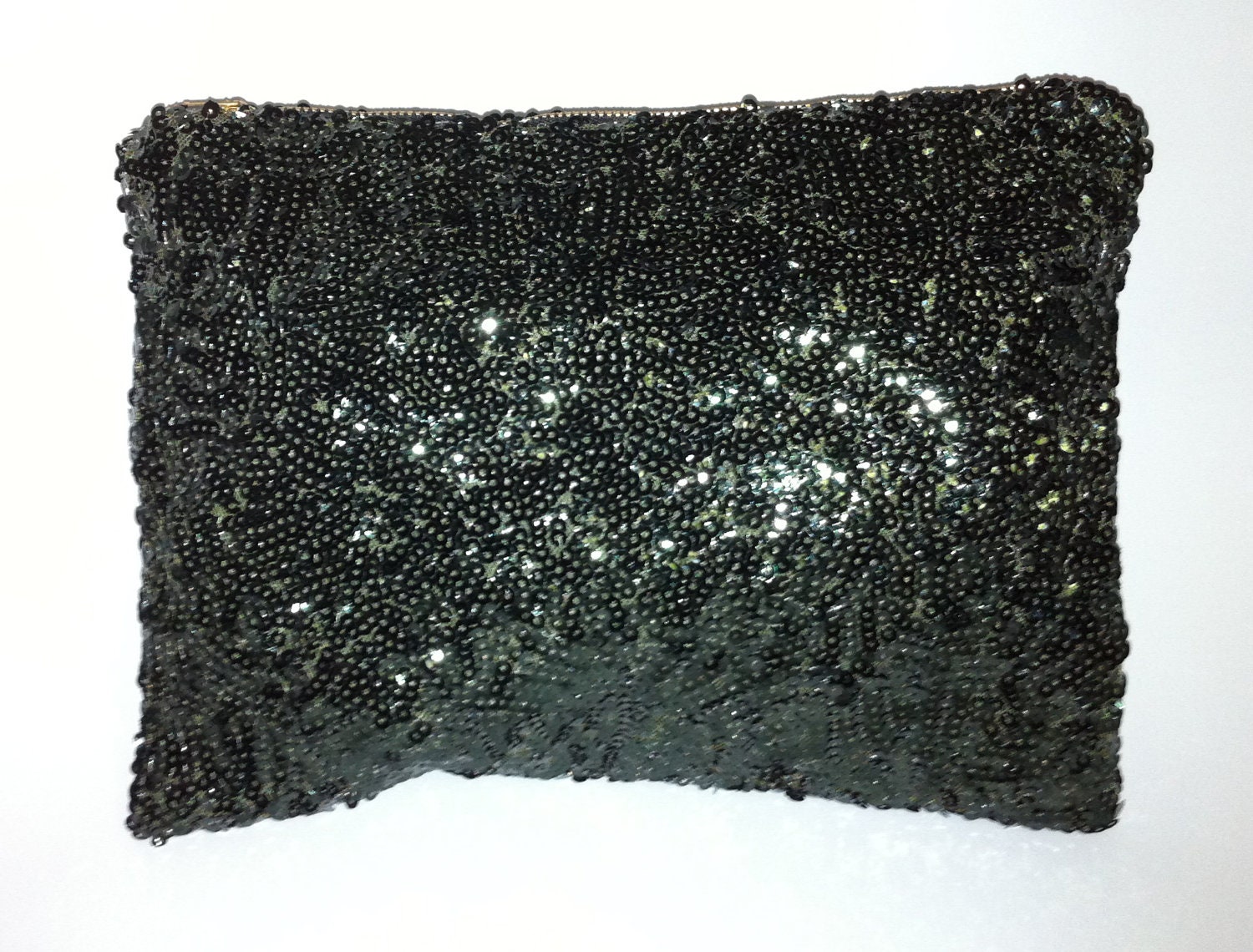 Zara Inspired Green Sequin Clutch Bag, Bridesmaid Gift