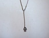 Silver Hamsa Chain Rosary.