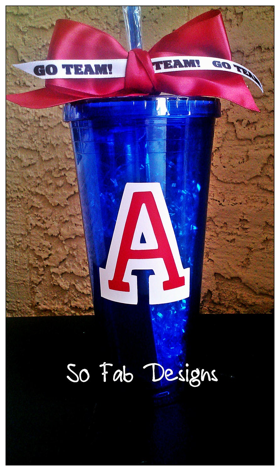 Customized U of A Acrylic, 20 ounce,BPA Free, Double walled cup