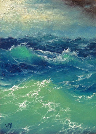 364 - "Black Sea in the Storm",  ACEO  open edition print