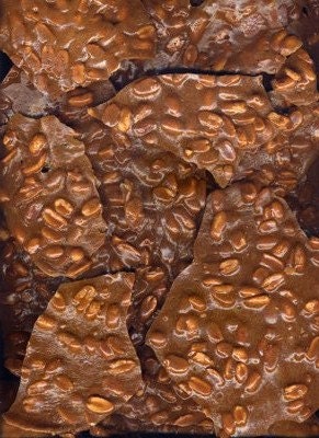 Wedding Favor, Boxed Brittle, 1Lb Box, Espresso Peanut Brittle, Espresso Coffee, Wedding Favors or Gift Box
