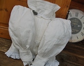 Cushion antique Transylvanian linen, plain sewing, linen embroidery pillow wedding