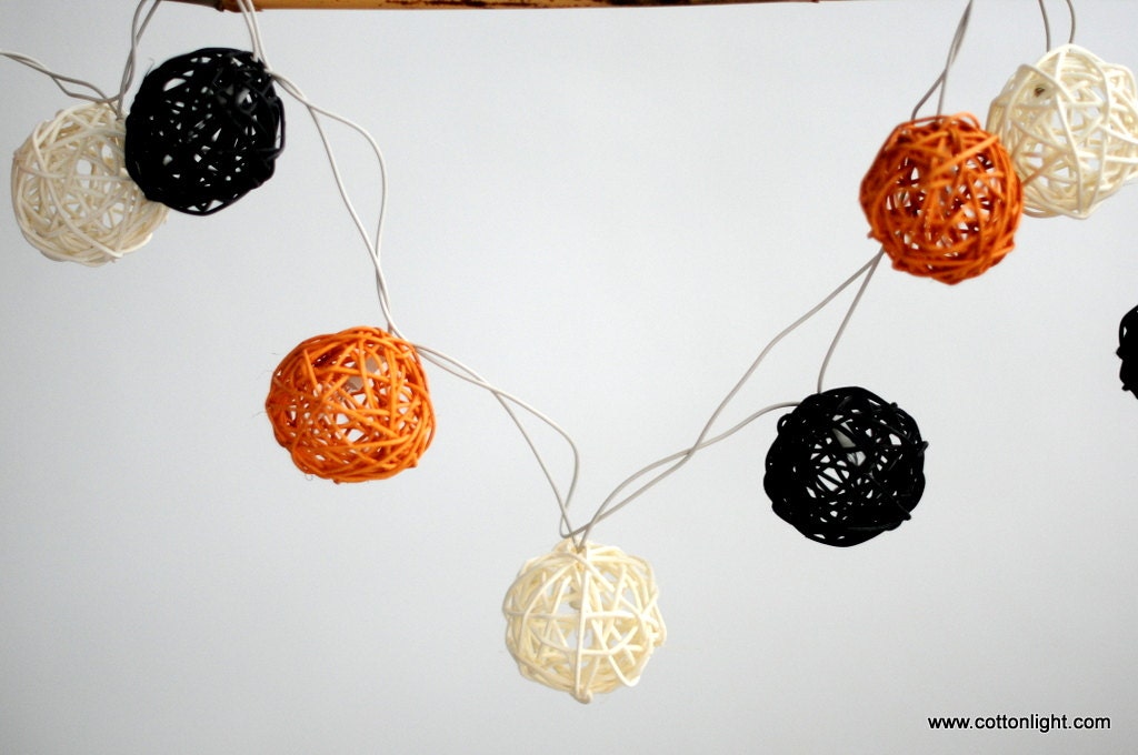 20 x Rattan ball dessert warm wood string light indoor / outdoor decoration deco room bedroom wedding patio party Beach balcony