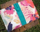 Kindle Case - Kindle Cover - Ebook Reader - Kobo - Nook - iPad - Tablet - Padded - Flowers