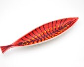 Mid Century Modern Porcelain Fish Plate