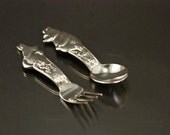 Vintage Child's Knife and Fork - Lunt, Disney