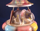 Real Life Under The Big Top Circus Assemblage Art