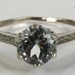 Victorian Silver and Aquamarine Ring
