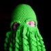 Cthulhu hat, green tentacles galore