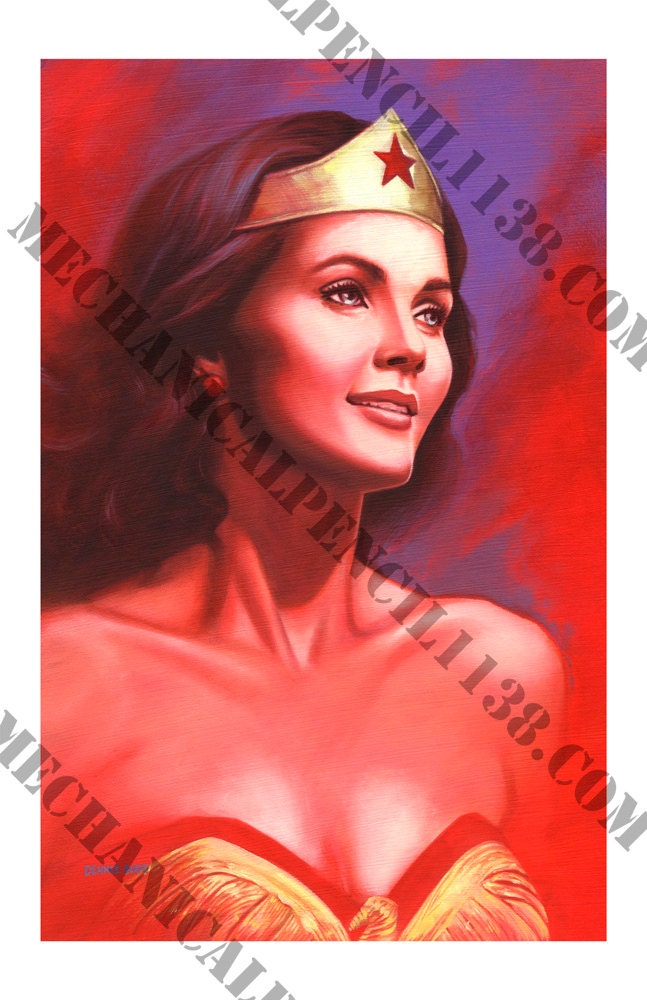 Painting Print 09-  Wonder Woman