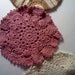 Vintage Doilies/Doily Set of 3 Farmhouse Crochet 1950's