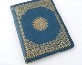 S. Luti Leather Photo Document Case - Italian Firenze Florence Green and Gold - Toned Picture Case