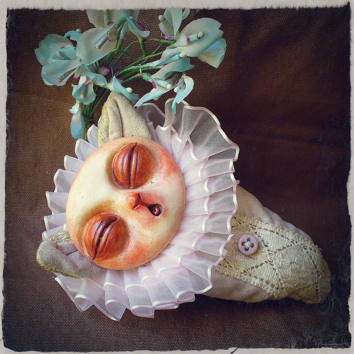 Newborn Gritter - Victorian Ooak baby monster