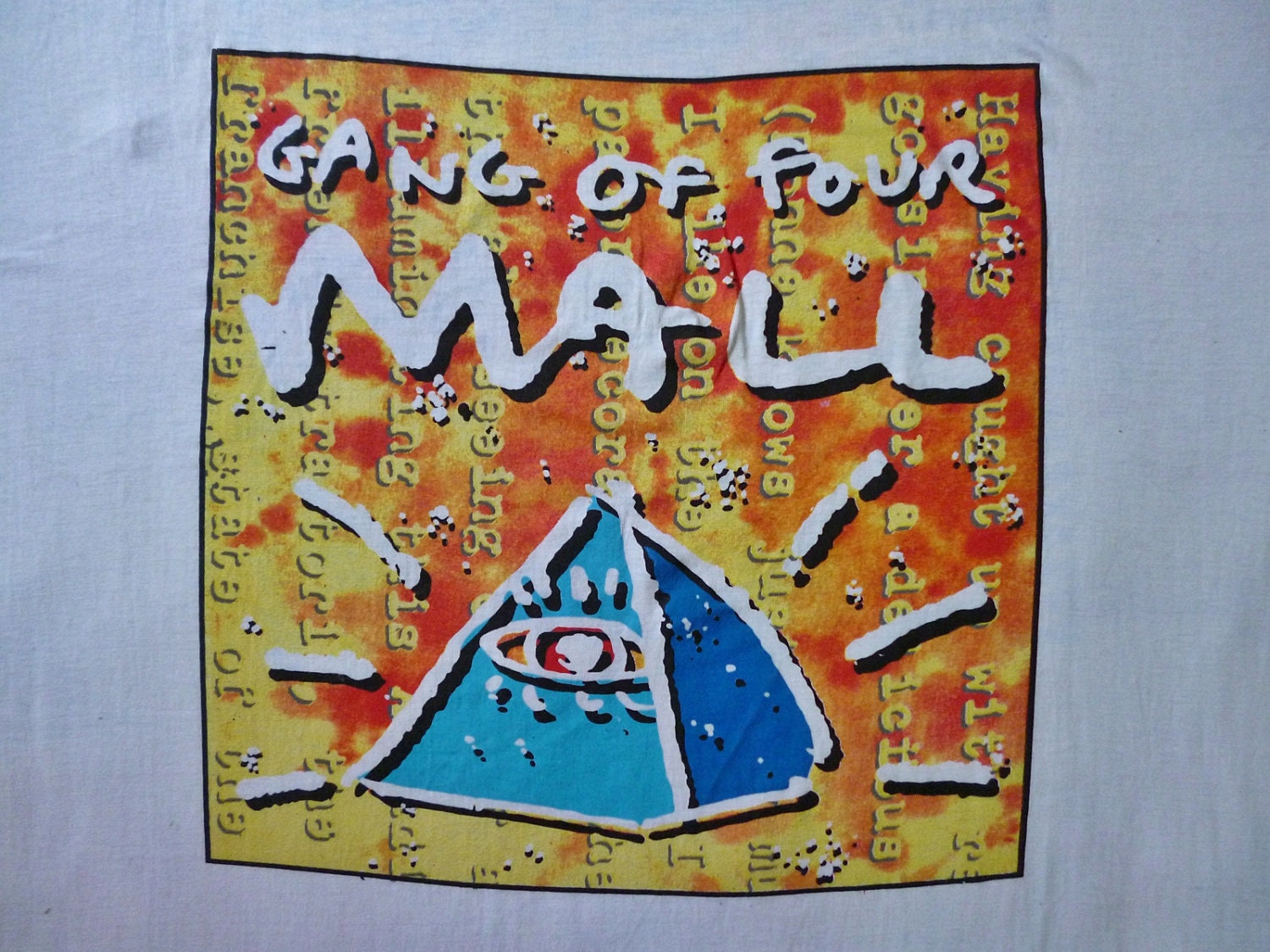Vintage Gang of four original us tour t-shirt post punk