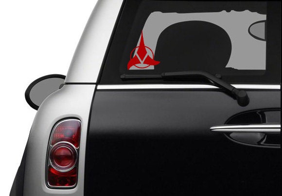 Star Trek Klingon Car Decal