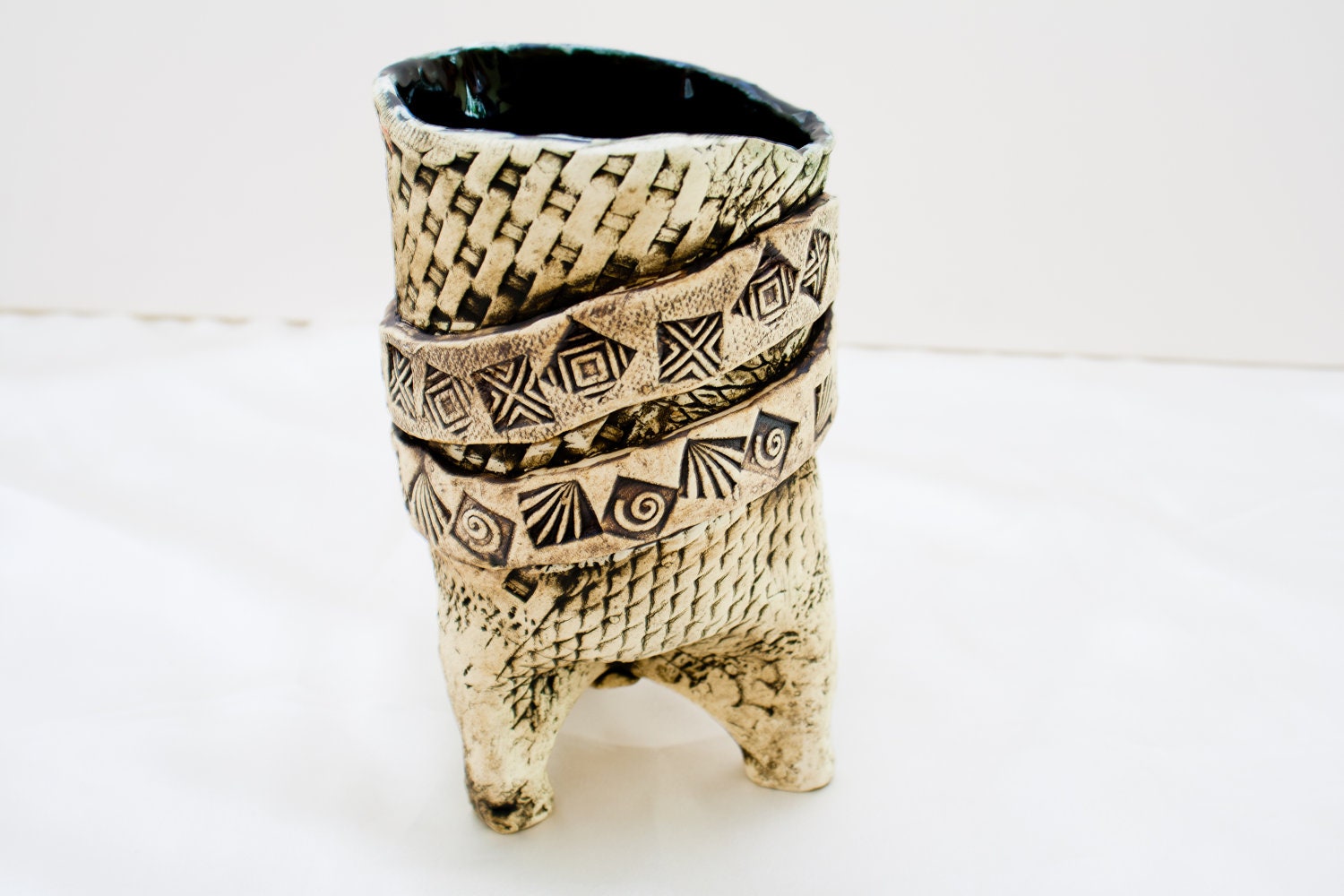 Ancient-looking ceramic vase