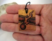 Mens necklace pendant meteor - shooting star pendant men