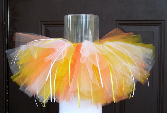 Tutu, Candy Corn Costume Tutu, Girl Photo Prop