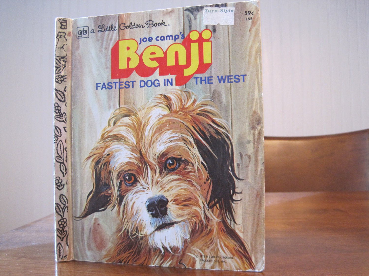 Vintage Benji, Fastest Dog in the West, a Little Golden Book