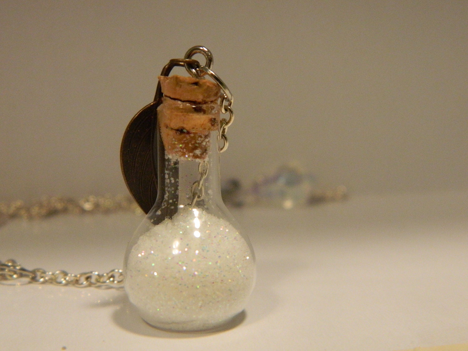Adjustable Fairy Dust Bottle Necklace