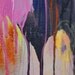 Contemporary Modern Mixed Media Abstract Painting Art by JUURI 20 x 20 x .75"