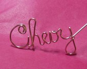 Express yourself - Custom wire word rings