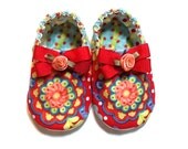 Flowers and Ribbons Baby Girl Shoes
