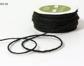 1 Yard Twisted Burlap -  Black