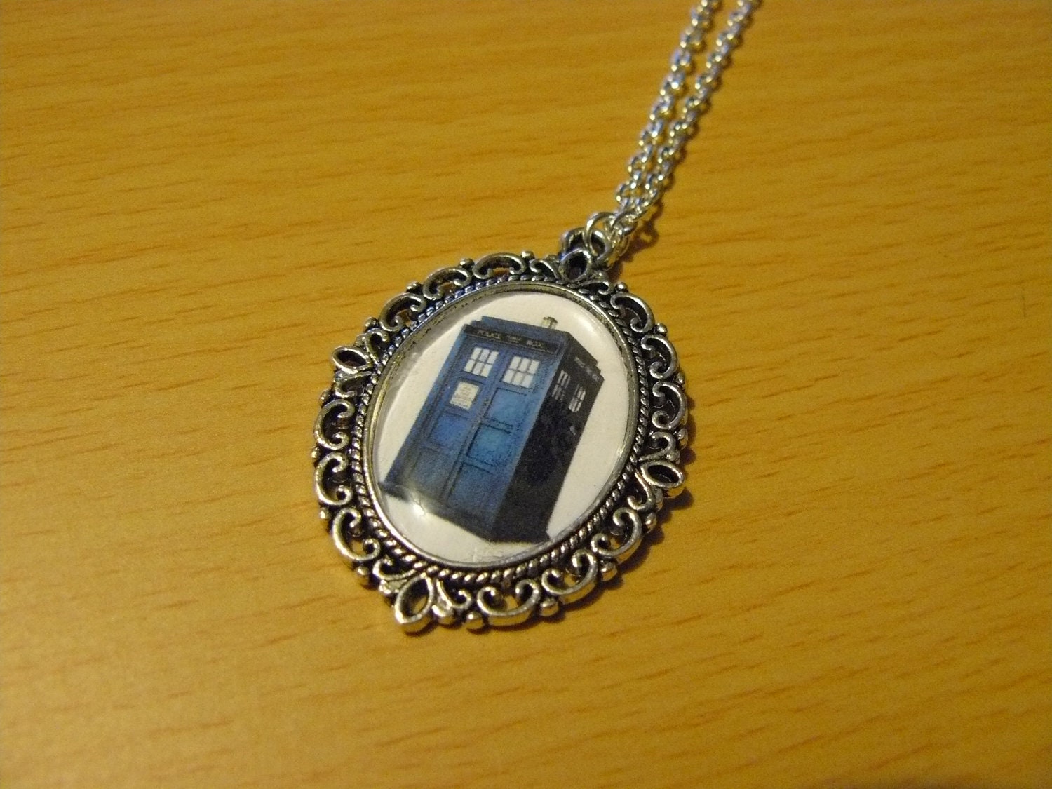 Doctor Who TARDIS Antique Necklace