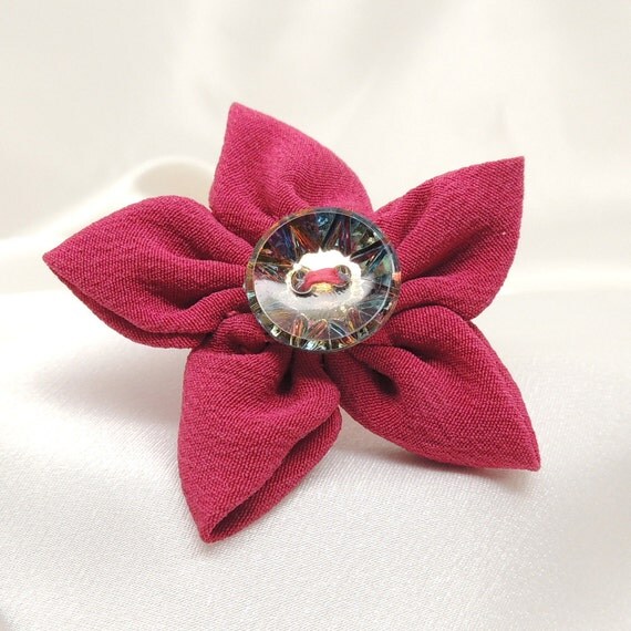 Vintage Kimono Flower Pin