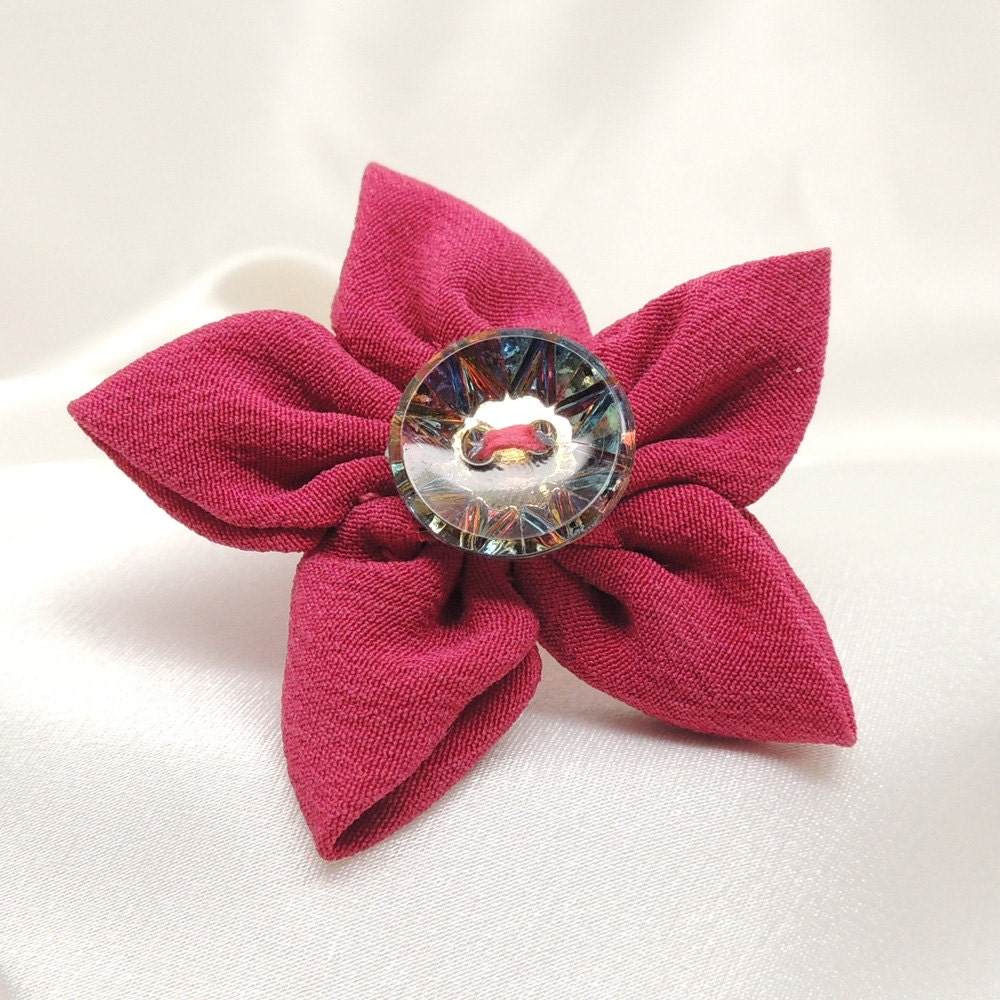 Vintage Kimono Flower Pin