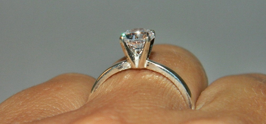 Simple promise ring silver