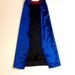Boy's Cape, Embroidered Ninja Spy Personalized with Monogram Royal Blue