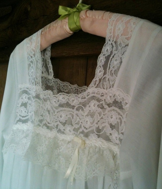 cotton lace nightie