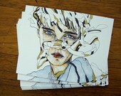 Set of 10 Art postcards - Petalia -  By Lucita Peek