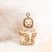 Cell Phone Charm - Sunny Inuite - OOAK Pyrography Zipper Pull