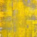 Acrylic Abstract Art Painting Grey, Yellow and White - Modern, Contemporary, Squares, Original 11 x 14