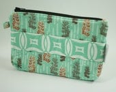 Zippered Pouch - Desert Dreams Sagebrush in Oasis