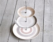 Refined: Tiered Stand, 3 Tier Cake Stand, Silver and Gold, Modern, Minimalist
