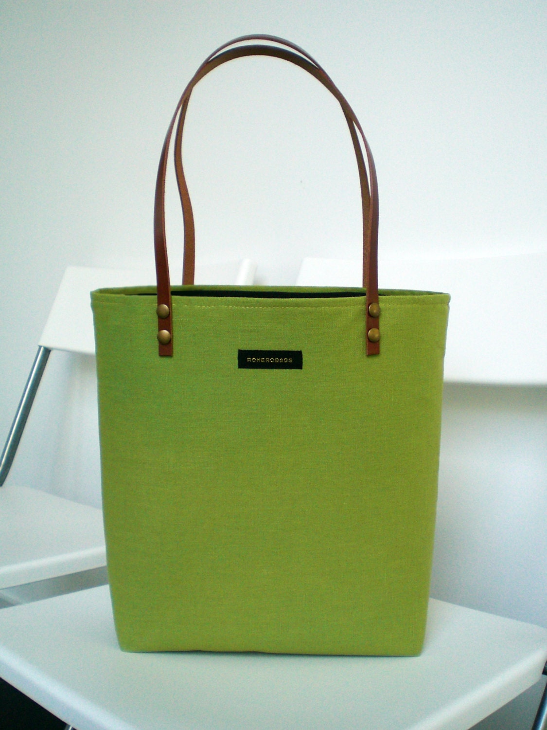 light green purse