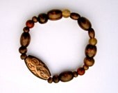Eastleigh Wood Bead Bracelet