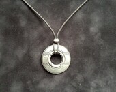 Tron Identity Disc Pewter Pendant