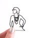 Coco Chanel brooch in black and white fashion designer Karl Lagerfeld gift for her fashionista pin handmade Vogue Paris Gabrielle Chanel