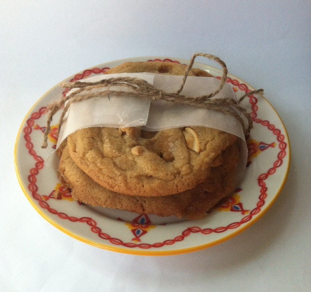 Browned Butter, homemade caramel and cashew cookies