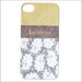 gray and yellow monogram/personalized iphone 4 case, iphone 4s case