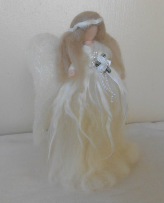 Ethereal Angel tree topper waldorf style